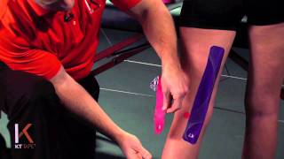 Sports Tape for a Hamstring Strain 
